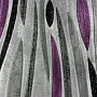 Kusový koberec FANTASY šedý fialový