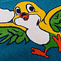 Dětský kusový koberec PLAY Papoušek