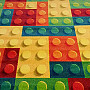 Dětský kusový koberec LEGO hra