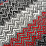 Moderní koberec ZIG ZAG red