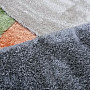 Kusový koberec SHAGGY OVO šedý