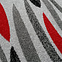 Kusový koberec FANTASY šedý červený