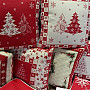 Vánoční dekorační povlak VÁNOČNÍ STROMEK II RED