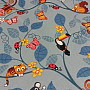 Dětský koberec HAPPY TREE modrý 70