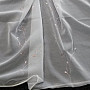 Vyšívaná luxusní záclona GERSTER 11545 bílá - lososová