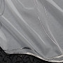 Vyšívaná luxusní záclona bílá - šedá/béž GERSTER 556/0810
