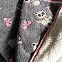 Dětská deka OVEČKA kočky růžový lem