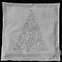Povlak na vánoční dekorační polštář FLASH silver šedá