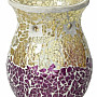 YANKEE CANDLE- PURPLE and GOLD CRACKLE