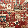 Luxusní vlněné koberce ROYAL PATCHWORK multi red