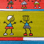 Dětský kusový koberec CAL KID green