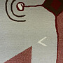 Designový vlněný kusový koberec BUSHMAN Křováci