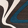 Moderní kusový koberec WAVE MERINO modrý