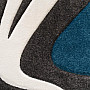 Moderní kusový koberec WAVE MERINO modrý