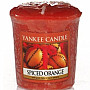 svíčka YANKEE CANDLE vůně SPICED ORANGE - pomeranč se špetkou koření