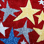 Dětský kusový koberec STARS červený ! Poslední kusy !