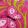 Dětský kusový koberec Motýlci růžoví