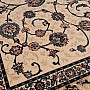Vlněný klasický koberec ORIENT krémový s modrou