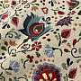 Gobelínový ubrus květy a ptáček Jurkovič