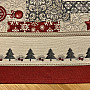Gobelínový ubrus, šál MERRY CHRISTMAS