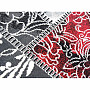 Kusový koberec AMAZON 7 šedý červený