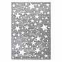 Dětský kusový koberec AMIGO 329 Hvězdy-šedý