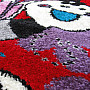 Dětský koberec BELLA Motýlci červený