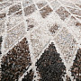 Kusový koberec PANAMERO 10 trojuhelníky hnědá