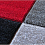 Kusový koberec FANTASY 6 šedý červený