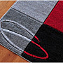 Kusový koberec FANTASY 6 šedý červený