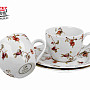 Porcelánové hrnky na espresso set 2 ks