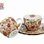 Pastel flowers white espresso šapo 90 ml set 2 ks