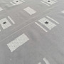 Voálová záclona kostky béžovo-šedé 180