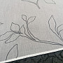 Luxusní záclona Abbony 90 bílá s s květy
