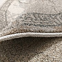 Moderní koberec ovál VISTA BÍLOŠEDÁ