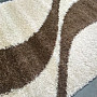 Kusový koberec SHAGGY PLEASURE Ellipse hnědý