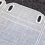 Vyšívaná záclonka na vitrážku 11419 smetanová