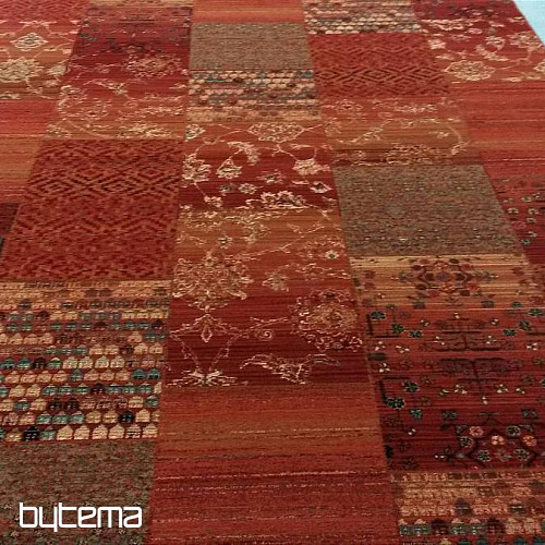 Luxusní vlněné koberce ROYAL PATCHWORK red