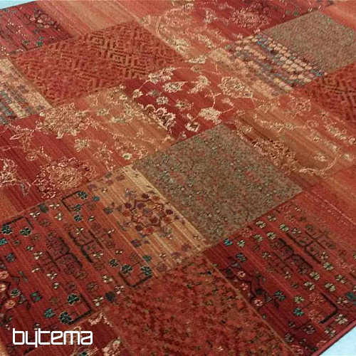 Luxusní vlněné koberce ROYAL PATCHWORK red