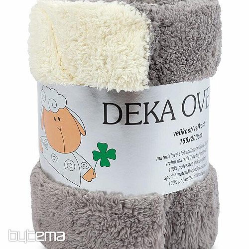 Deka Ovečka-ovečka sv.šedá/krémová