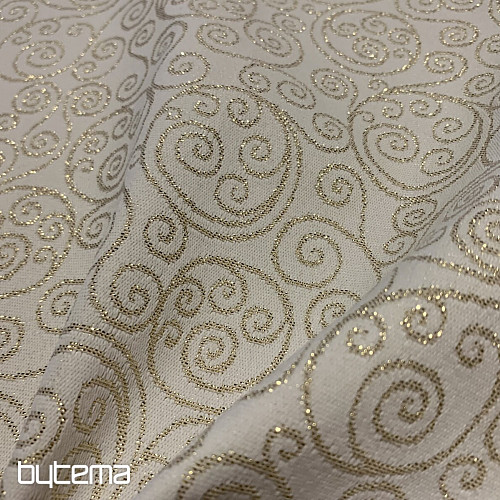 Vánoční ubrusy a šály Ornament gold