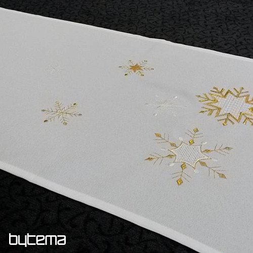 Vyšívané vánoční ubrusy a šály FANCY