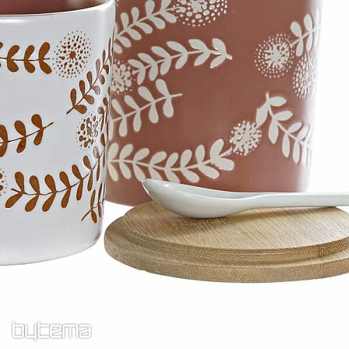 Cukřenka COUNTRY 9.5x9.5x9.5cm bíla