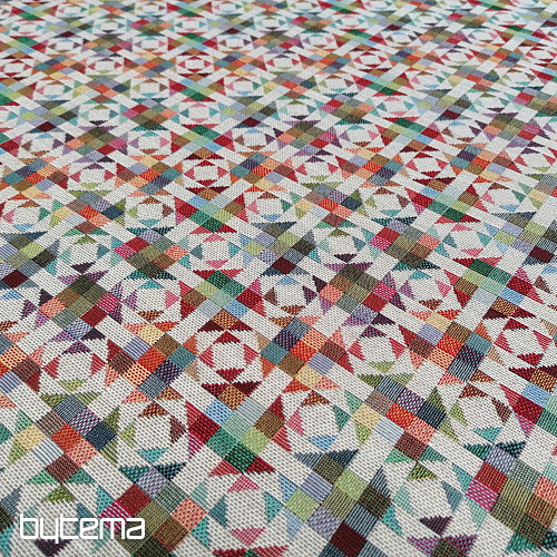 Gobelínová látka KALEIDOSKOP