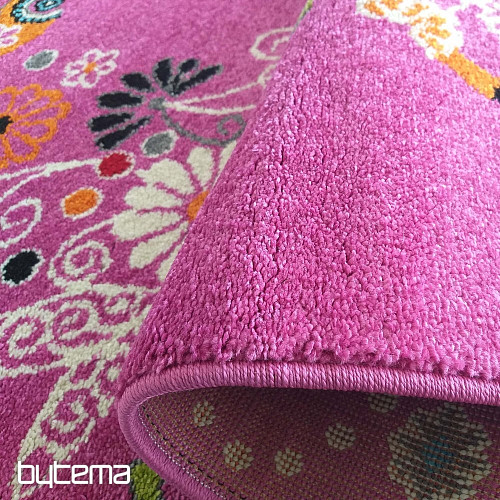 Dětský koberec MONDO 114 motýlci - růžový