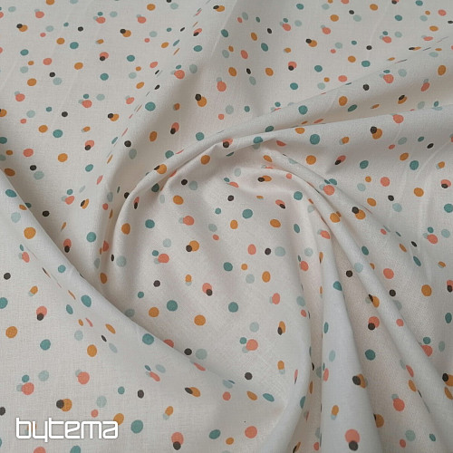 Bavlněná látka PUNTÍKY TICOY