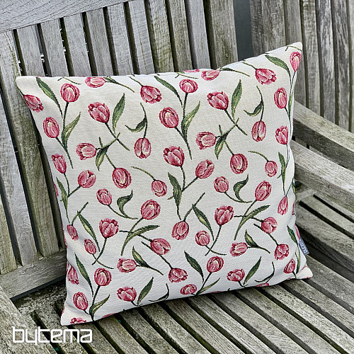 Gobelínový povlak na polštář  TULIPÁNY II