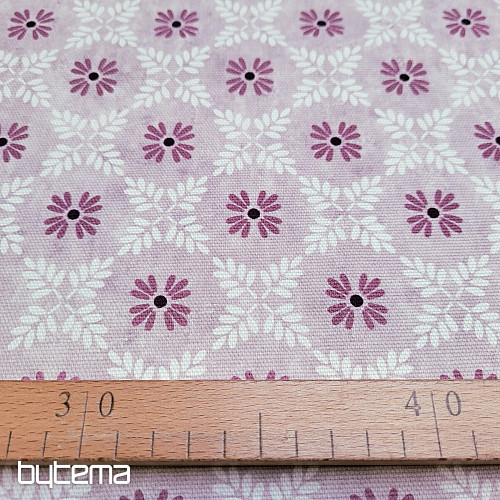 Dekorační látka MAUVE FIALOVÁ