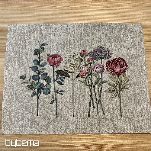 Gobelínový ubrus a šál FLORES TIME