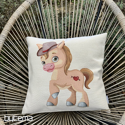 Gobelínový povlak na polštář KONÍK